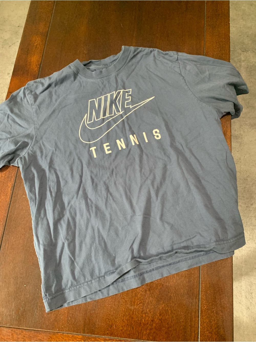 Nike Blue Tennis Short Sleeve Tee